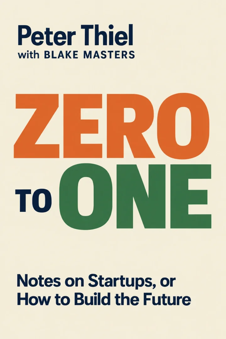 Zero to One by Peter Thiel and Blake Masters