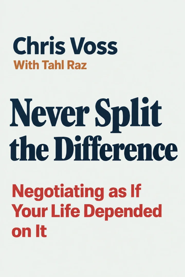 Never Split the Difference by Chris Voss; Tahl Raz