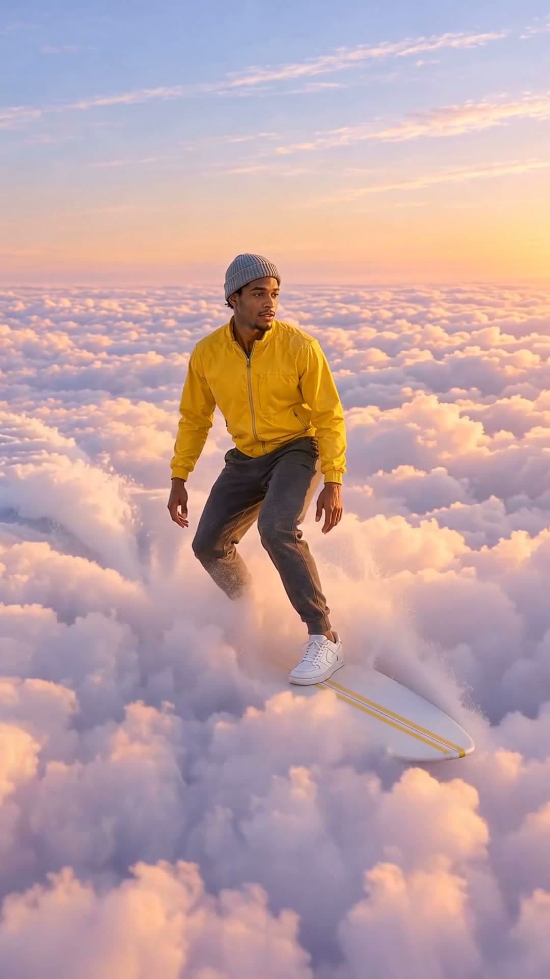 Cloud Surf, a cloud surf video