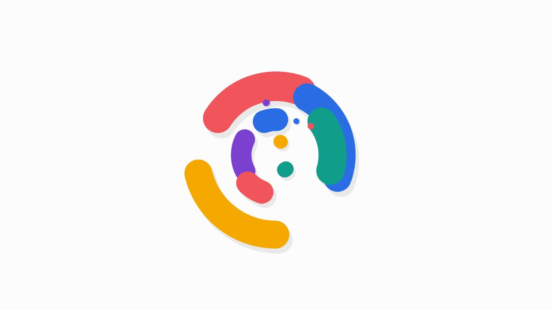 Colour Swirl Logo Pop, a colour swirl logo pop video