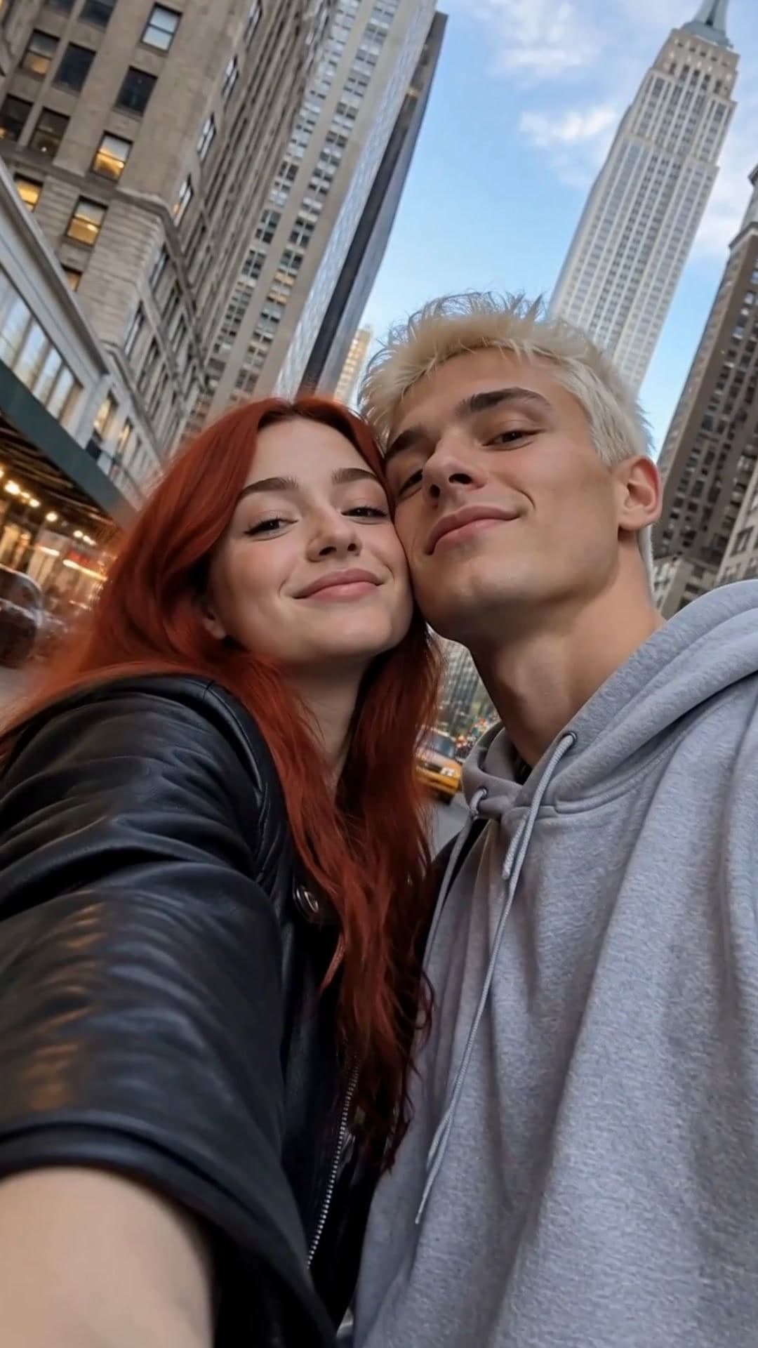 Couple Selfie Montage, a couple selfie montage video