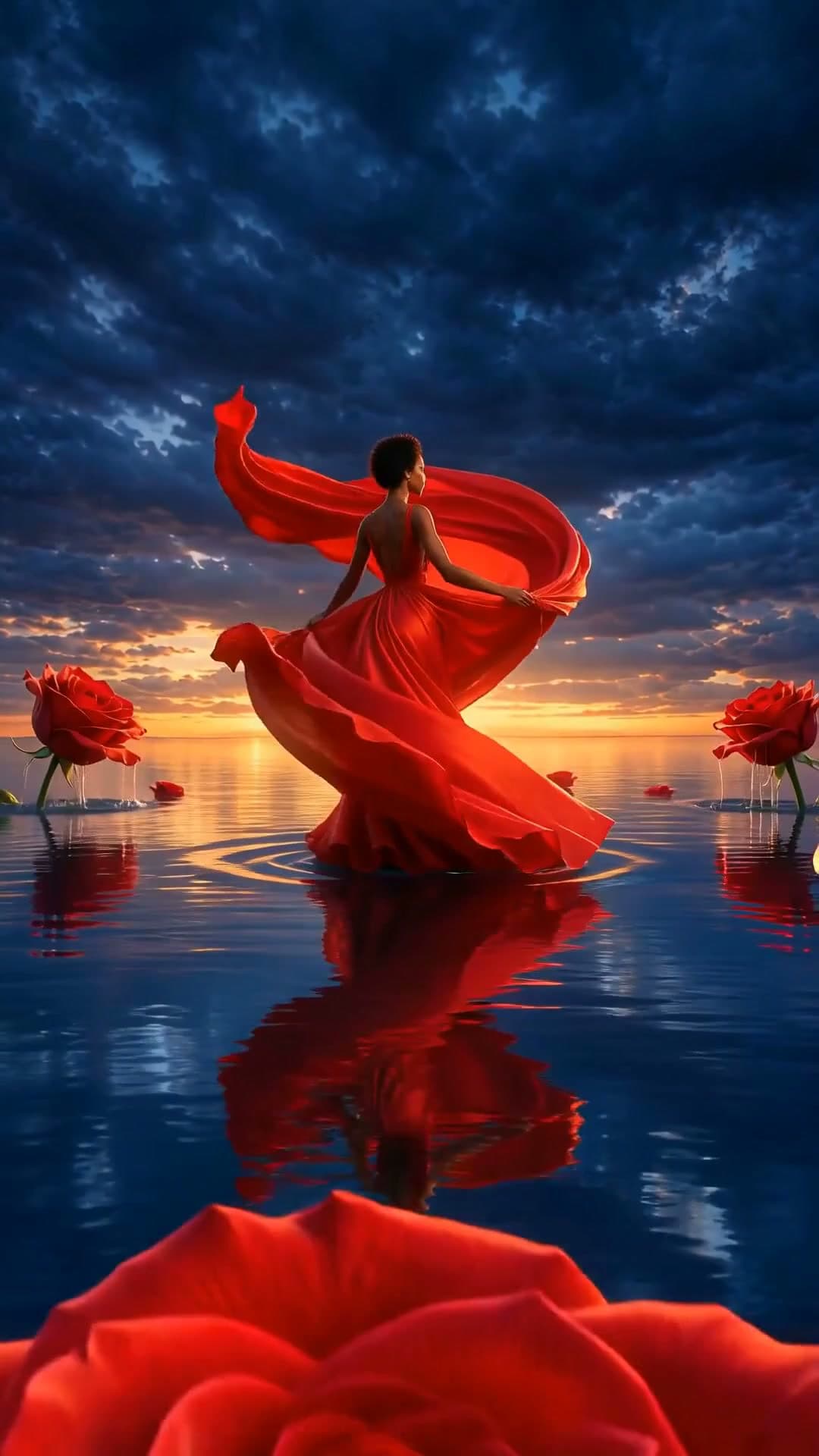 Gowns Into Flowers, a gowns into flowers video