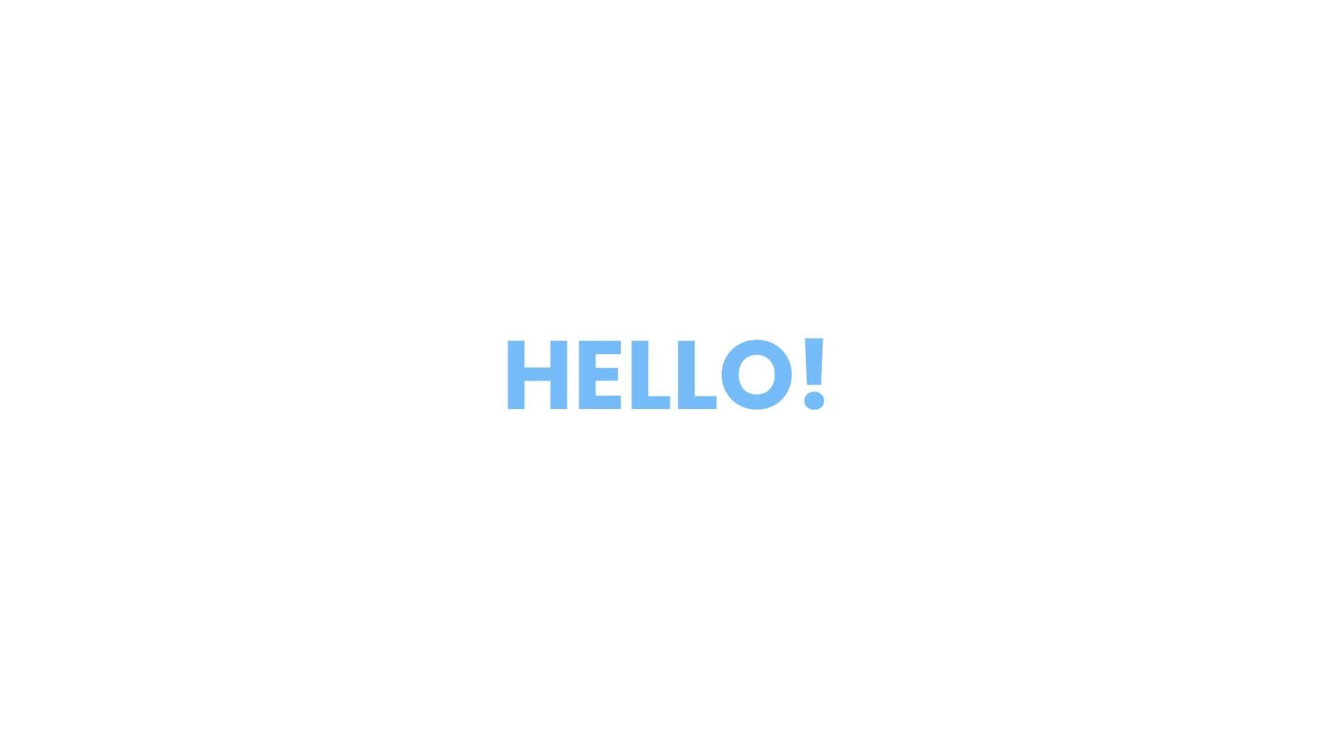 Kinetic Type Intro, a kinetic type intro video