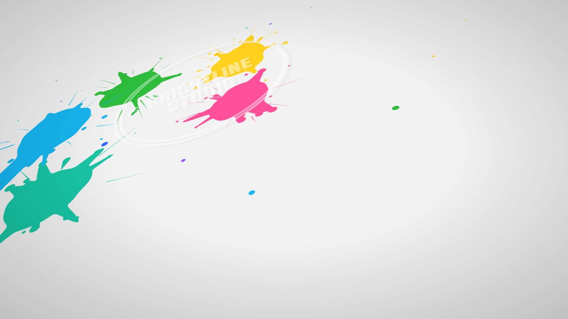 Paint Splash Logo, a paint splash logo video