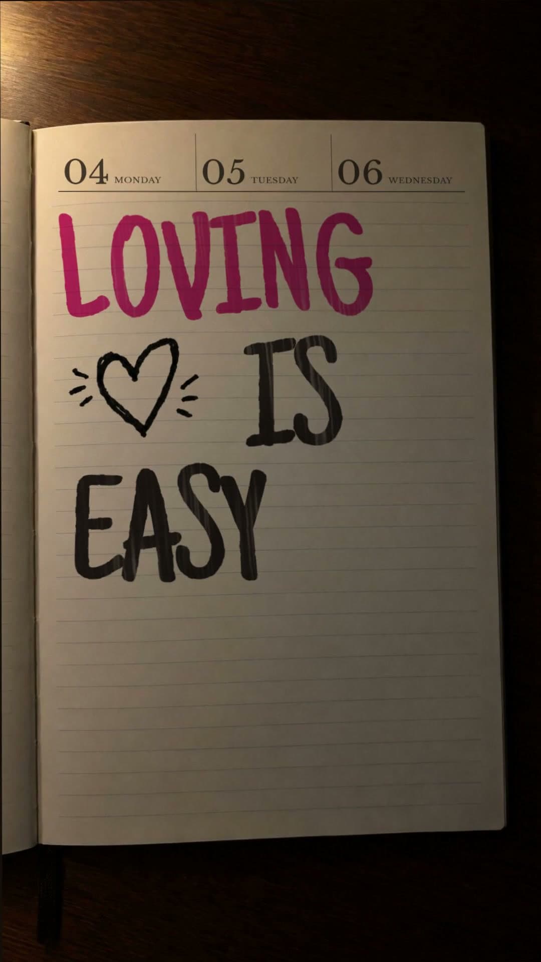 Planner Lyric Pages, a planner lyric pages video