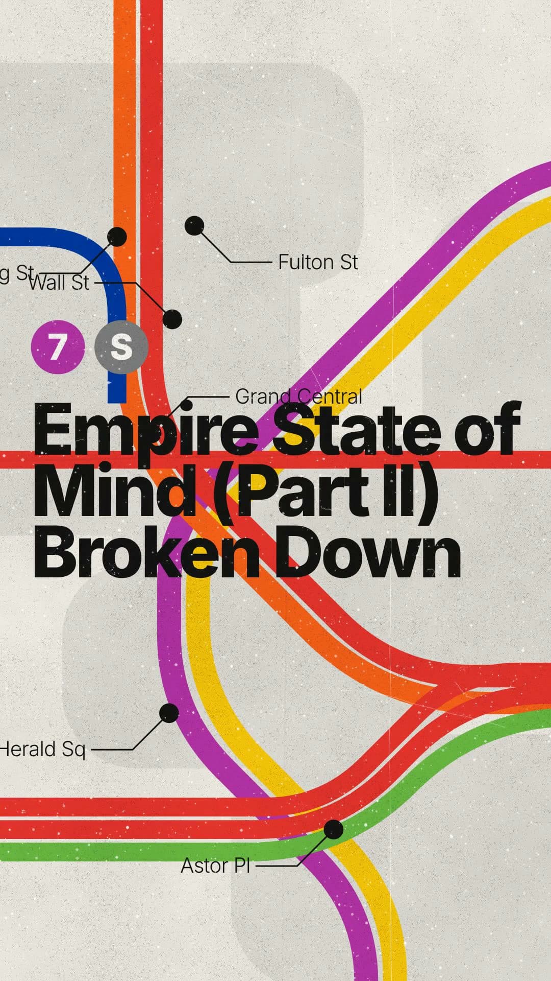 Subway Sign Lyrics, a subway sign lyrics video
