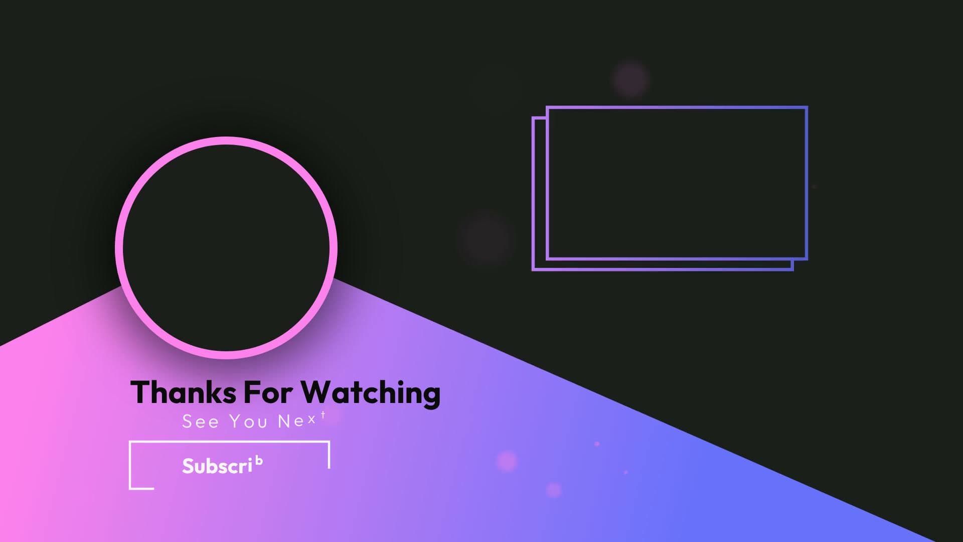YouTube End Screen, a youtube end screen video